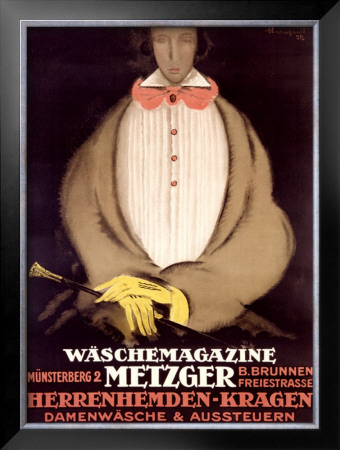 Waschemagazine Metzger by Charles Loupot Pricing Limited Edition Print image
