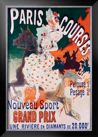 Paris Courses by Jules Cheret Pricing Limited Edition Print image