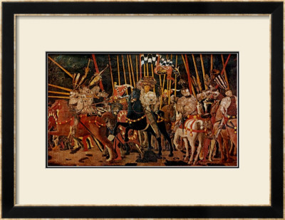 The Battle Of San Romano, Right Panel, C.1454-57 by Paolo Uccello Pricing Limited Edition Print image
