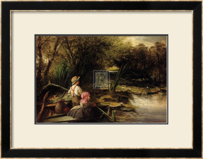 Young Anglers by Charles James Lewis Pricing Limited Edition Print image