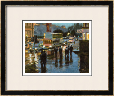 Edinburgh At Dusk by Desmond O'hagan Pricing Limited Edition Print image
