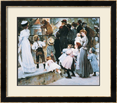 Au Jardin Des Plantes by Jules Jean Geoffroy Pricing Limited Edition Print image