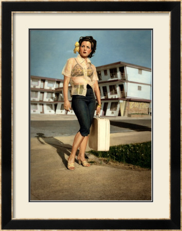 Pin-Up Girl: Ebb Tide Motel Rock-A-Billy by Richie Fahey Pricing Limited Edition Print image