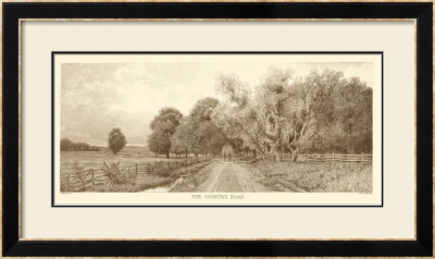 The Country Road In Sepia by C. Harry Eaton Pricing Limited Edition Print image