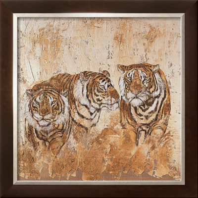 Les Tigres I by Carole Ivoy Pricing Limited Edition Print image