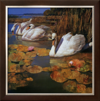 The Swans Family Ii by Spartaco Lombardo Pricing Limited Edition Print image