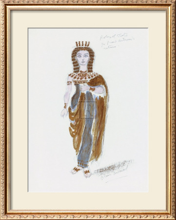 Designs For Cleopatra Xxx by Oliver Messel Pricing Limited Edition Print image