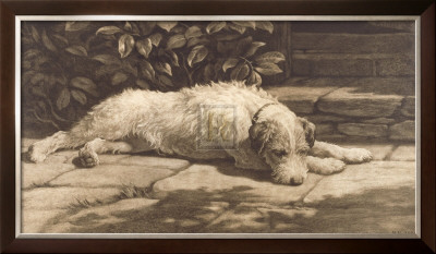 The Terrier by Herbert Dicksee Pricing Limited Edition Print image