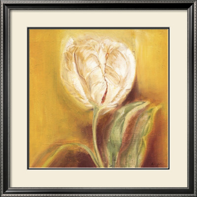 Glowing White Tulip by Anna Gardner Pricing Limited Edition Print image