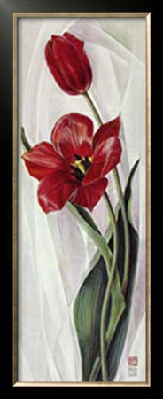 Two Red Tulips by Maya Nishiyama Pricing Limited Edition Print image