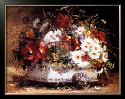 Still Life Of Spring Flowers by Eugene Henri Cauchois Pricing Limited Edition Print image