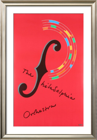 The Philadelphia Orchestra by Milton Glaser Pricing Limited Edition Print image