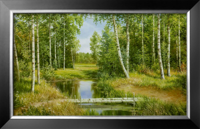 Birch Grove Near Pokrovskoje by Osipov Pricing Limited Edition Print image