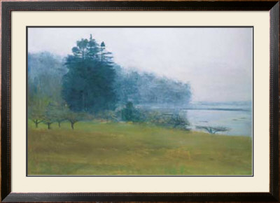 Trees In Fog And Mist by Kurt Solmssen Pricing Limited Edition Print image