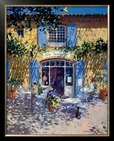 La Terrasse De Cafe by Laurent Parcelier Pricing Limited Edition Print image