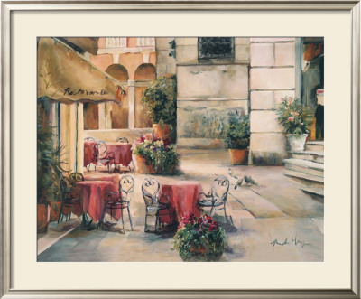 Plaza Cafe by Marilyn Hageman Pricing Limited Edition Print image