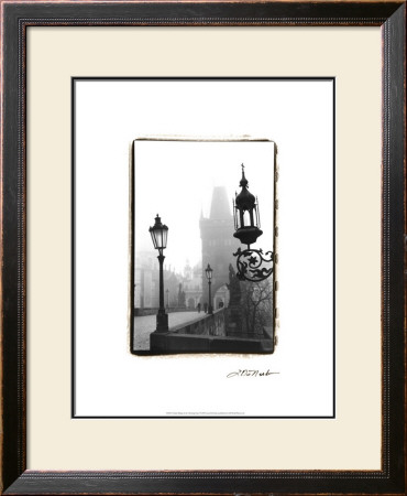Charles Bridge In Morning Fog I by Laura Denardo Pricing Limited Edition Print image