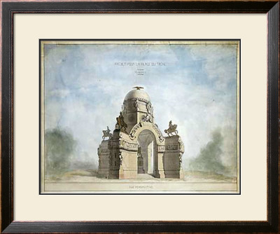 Place Du Trone I by Lawrence Chappon Pricing Limited Edition Print image