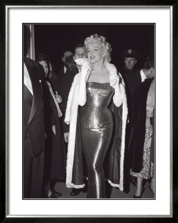 Marilyn Monroe In Long Fitted Evening Gown by Frank Mastro Pricing Limited Edition Print image