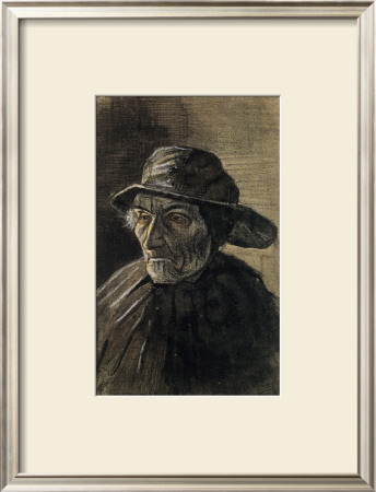 Beardless Fishman Wearing A Sou'wester by Vincent Van Gogh Pricing Limited Edition Print image