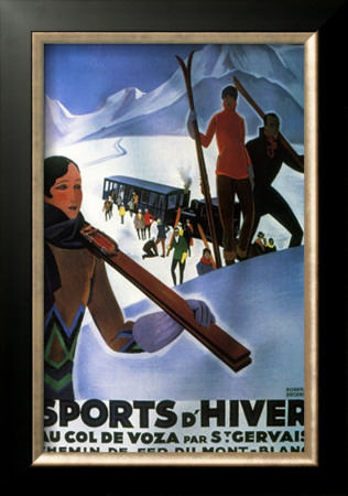 Sports D'hiver, 1929 by Roger Broders Pricing Limited Edition Print image