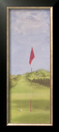 Golf Course With Red Flag by Jose Gomez Pricing Limited Edition Print image