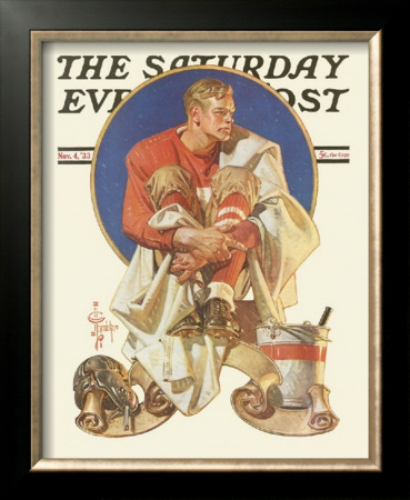 Football Hero, C.1933 by Joseph Christian Leyendecker Pricing Limited Edition Print image