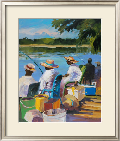 Fishing Ii by Jane Slivka Pricing Limited Edition Print image