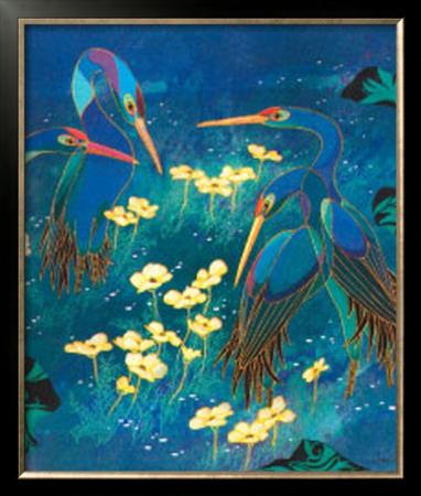 Cranes In Paradise I by Arnold Chan Pricing Limited Edition Print image
