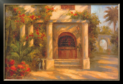 Augustine's Courtyard by Enrique Bolo Pricing Limited Edition Print image