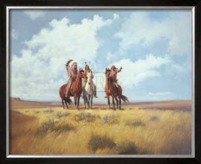 Indian Scouts by Harry Bishop Pricing Limited Edition Print image