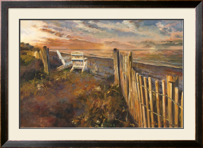 The Beach At Sunset by Marilyn Hageman Pricing Limited Edition Print image