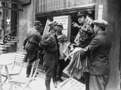 German Boycott Against Jewish Traders by Robert Hunt Pricing Limited Edition Print image