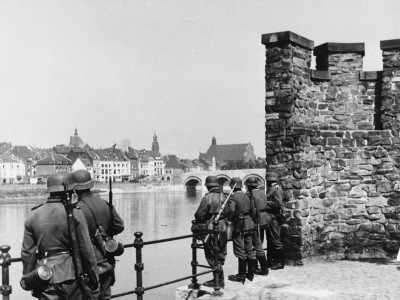 German Troops In Maastricht Wwii by Robert Hunt Pricing Limited Edition Print image