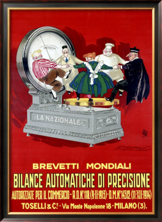 La Nazionale Bilance by Achille Luciano Mauzan Pricing Limited Edition Print image