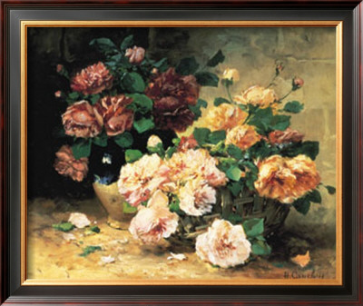Roses by Eugene Henri Cauchois Pricing Limited Edition Print image