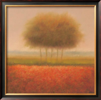Orange Group Of Trees by Hans Dolieslager Pricing Limited Edition Print image