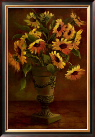 Mediterranean Sunflowers I by Tricia May Pricing Limited Edition Print image