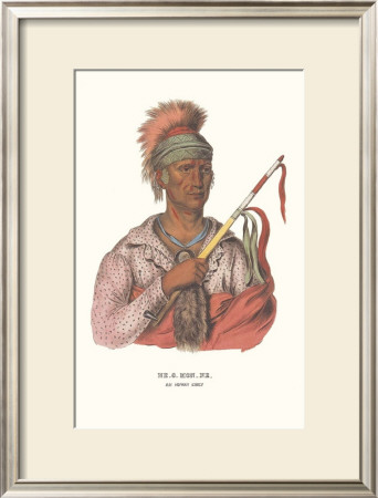 Ne-O-Mon-Ne, An Ioway Chief by Mckenney & Hall Pricing Limited Edition Print image