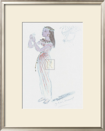 Designs For Cleopatra Xxiv by Oliver Messel Pricing Limited Edition Print image