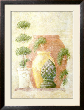 Topiary And Terracotta I by C. C. Wilson Pricing Limited Edition Print image