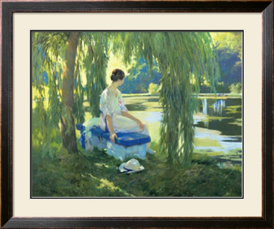 Lakeside Reverie by Firmin Baes Pricing Limited Edition Print image