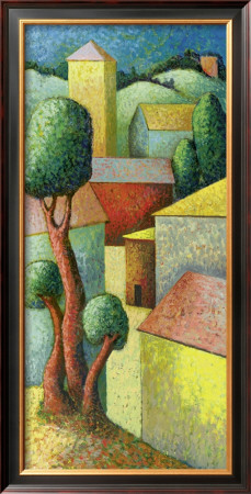 Hillside Village by Suzanne O'driscoll Pricing Limited Edition Print image