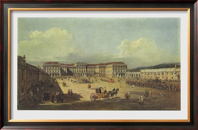 The Castle Schoenbrunn At The Time Of Maria Theres by Bernardo Bellotto Pricing Limited Edition Print image