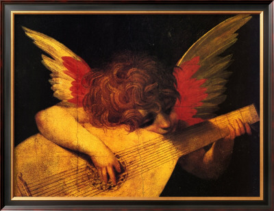 Musician Angel by Rosso Fiorentino (Battista Di Jacopo) Pricing Limited Edition Print image