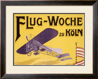 Flug Woche Monoplane Aviation by Max Ponty Pricing Limited Edition Print image