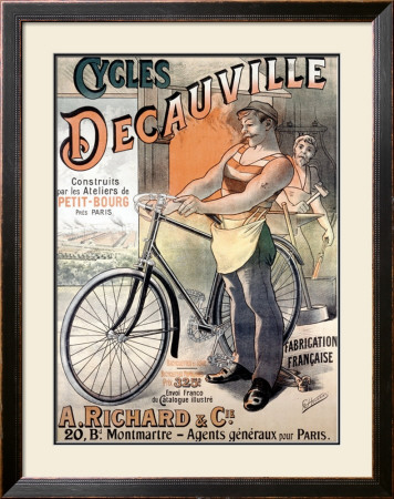 Cycles Decauville by Alfred Choubrac Pricing Limited Edition Print image