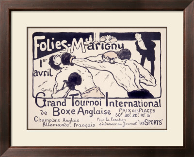 Folies-Marigny, Tournoi De Boxe by Charles Genty Pricing Limited Edition Print image