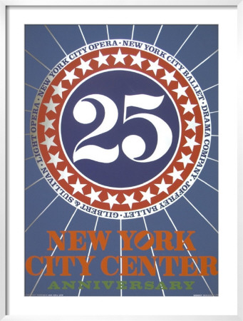 New York City Center, 1968 by Robert Indiana Pricing Limited Edition Print image