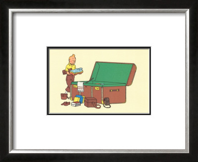Tintin And The Steamer Trunk by Hergé (Georges Rémi) Pricing Limited Edition Print image